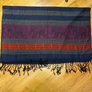 Elephant Print Scarf